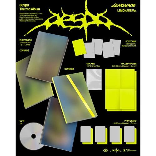 aespa LEMONADE: aespa Vol.2 (LEMONADE Ver.)(ランダムバージョン)＜タワーレコード限定特典対象＞ CD ※特典あり |  | 01