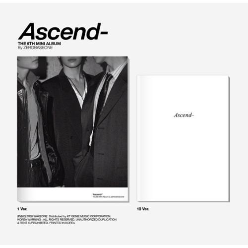 ZEROBASEONE Ascend-: 6th Mini Album (Photobook Ver.)(1 Ver. & 10 Ver.)(ランダムバージョン) CD | 
