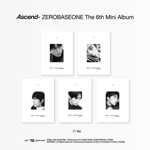 ZEROBASEONE Ascend-: 6th Mini Album (11 Ver.)(ランダムバージョン) CD ※特典あり（Yahoo!・タワーレコード Yahoo!店）
