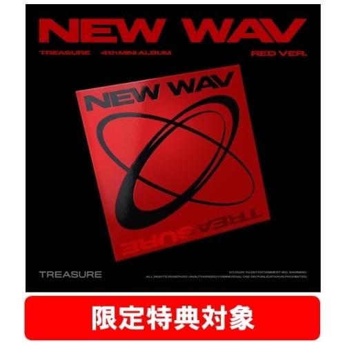 TREASURE TREASURE 4th MINI ALBUM [NEW WAV] (RED VER.) ［8cm CD］＜限定盤＞ CD ※特典あり（Yahoo!・タワーレコード Yahoo!店）