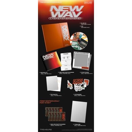 TREASURE TREASURE 4th MINI ALBUM [NEW WAV] (RAW VER. YOON JAE HYUK)＜限定盤＞ CD ※特典あり |  | 01