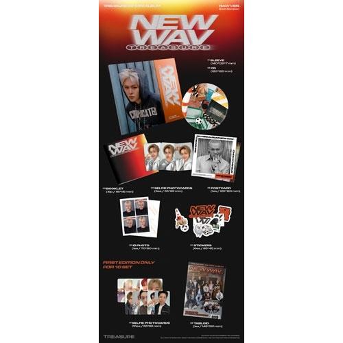 TREASURE 4th MINI ALBUM [NEW WAV] (RAW VER. ASAHI)＜限定盤＞ CD