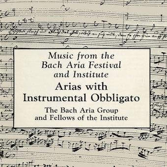 Bach Aria Group アリアと助奏楽器 CD-R | 