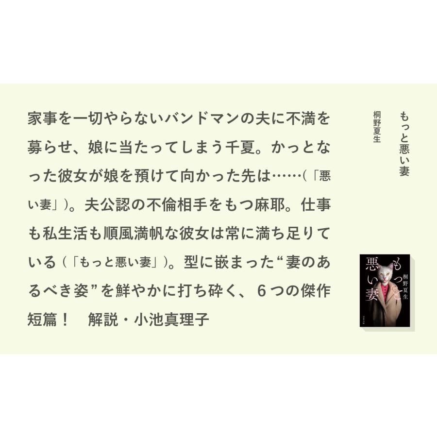 桐野夏生 もっと悪い妻 Book |  | 03