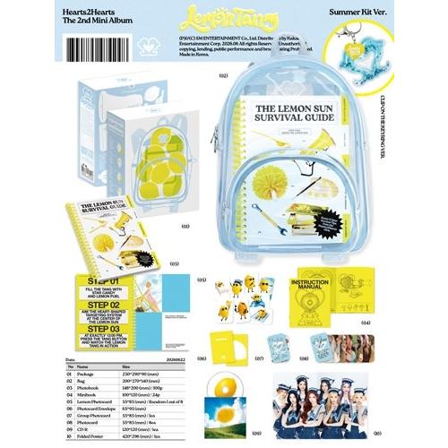 Hearts2Hearts The 2nd Mini Album 'Lemon Tang' (Summer Kit Ver.)(Limited Edition) CD |  | 01