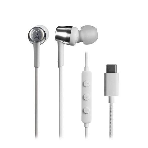 audio-technica USB Type-C イヤホン ATH-CKD30 ホワイト Headphone/Earphone | 