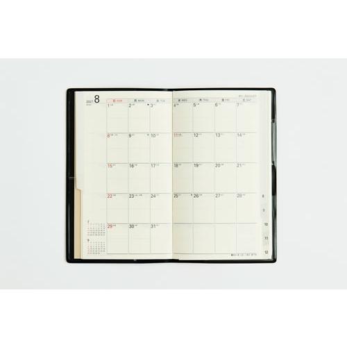 2027年 手帳 1月始まり No.301 リベル インデックス 1 [クラッシーブラック]高橋書店 手帳判 マンスリー Book |  | 02