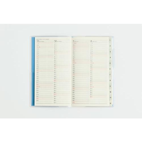 2027年 手帳 1月始まり No.303 リベル インデックス 3 [カリプソ・ブルー]高橋書店 手帳判 マンスリー Book |  | 04