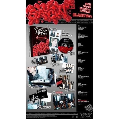 NEXZ SAUCIN': 4th Mini Album (BLACK ver.)＜オンライン限定/限定特典対象＞ CD ※特典あり |  | 01