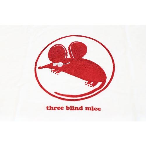 Three Blind Mice オリジナルロゴ Tシャツ(白)XLサイズ Apparel |  | 01