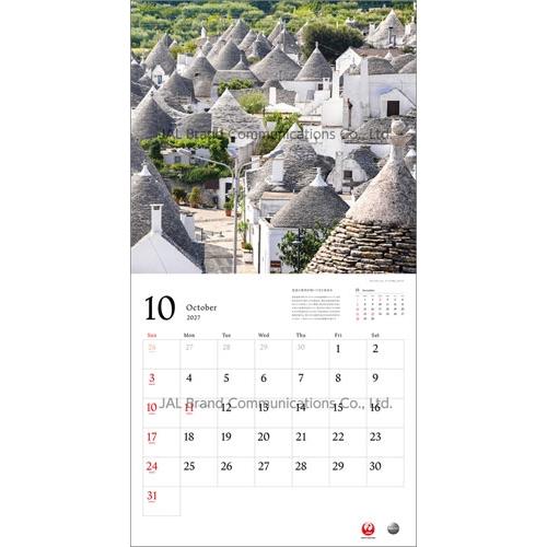 JAL「A WORLD OF BEAUTY」(普通判) カレンダー 2027 Calendar |  | 10