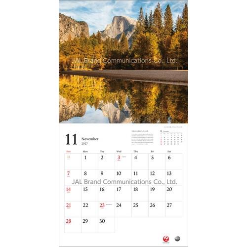 JAL「A WORLD OF BEAUTY」(普通判) カレンダー 2027 Calendar |  | 11