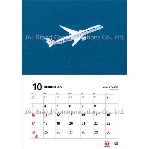 JAL「FLEET」(普通判) カレンダー 2027 Calendar |  | 10