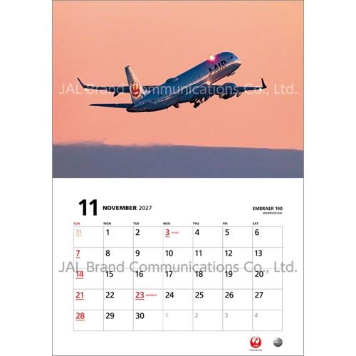 JAL「FLEET」(普通判) カレンダー 2027 Calendar : タワーレコード