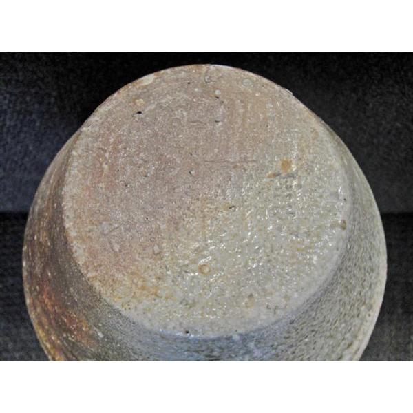 送料無料 ◇ 工芸品 陶磁器 信楽焼 玉鶴 壺 直径190×高さ300mm 花入れ