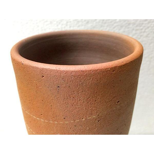 送料無料 ◇ 工芸品 陶磁器 丹波焼 市野年成 南蛮 花入 直径120×高さ