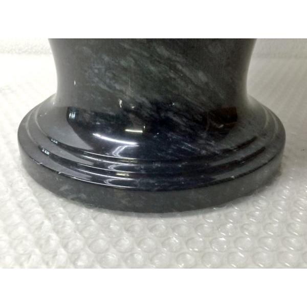 送料無料 ◇ 工芸品 大理石 黒大理石 花瓶 ◇直径200×高さ460mm 送料無料 ◇ 工芸品 大理石 黒大理石 花瓶 ◇直径200×高さ460mm