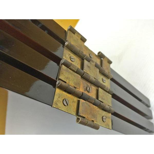 漆工芸品 漆芸屏風 ◇ 九十九頭馬 螺鈿 屏風 中国製 四曲一隻 馬