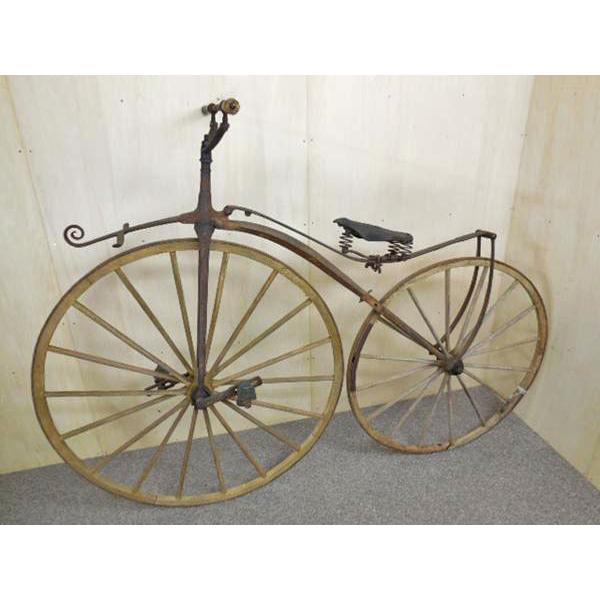 アンティーク ◇ ミショー型 木製 自転車 幅1880×奥行640×高さ アンティーク ◇ ミショー型 木製 自転車 幅1880×奥行640×高さ