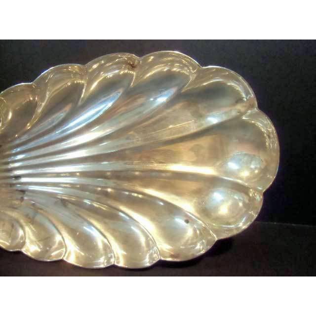 送料無料 ◇ 金属工芸 REED＆BARTON シェル トレイ シルバープレート