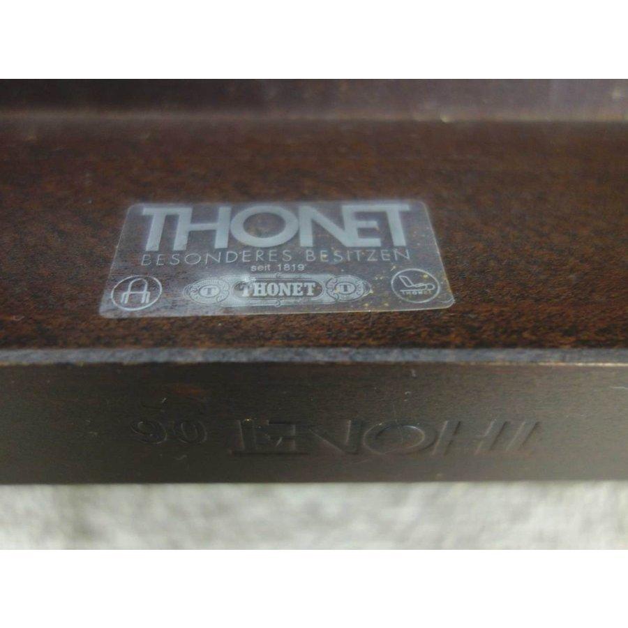 少々難あり 未使用/長期保管品 THONET アームレスチェア 濃茶 黒 ◆ トーネット ダイニングチェア 木製枠 椅子｜town-houei｜07