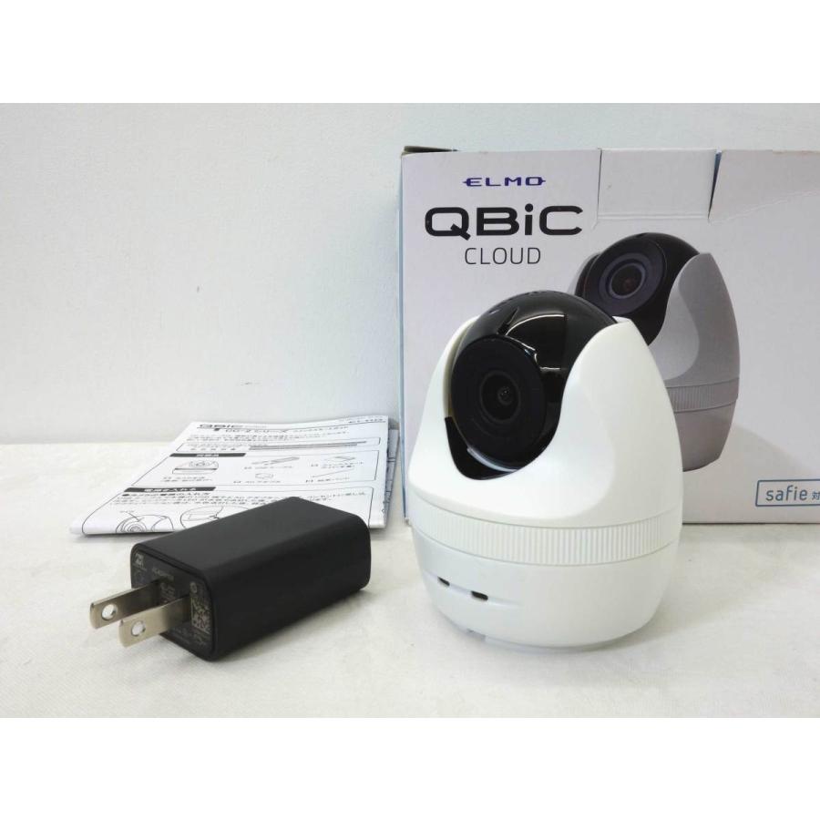 ELMO QBIC CLOUD 防犯カメラ ELMO 小型 防犯カメラ□QBIC CLOUD CC-2/クラウド録画□WiFi/屋内用