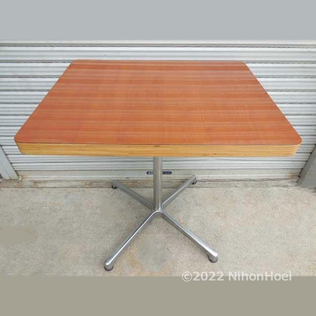 業務用 テーブル 幅550奥行700高さ720mm 1脚 ◇ 在庫4 ツヤあり Xあし
