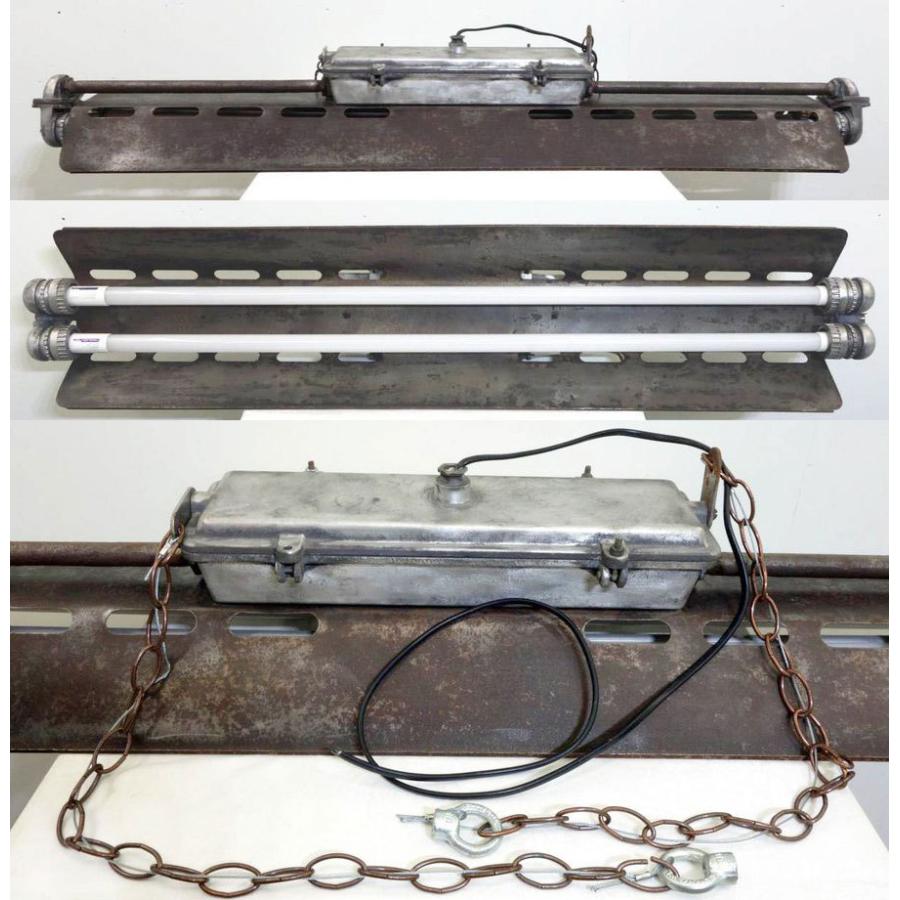 ☆ ビンテージ チューブランプ2 蛍光灯 インダストリアル 工業系