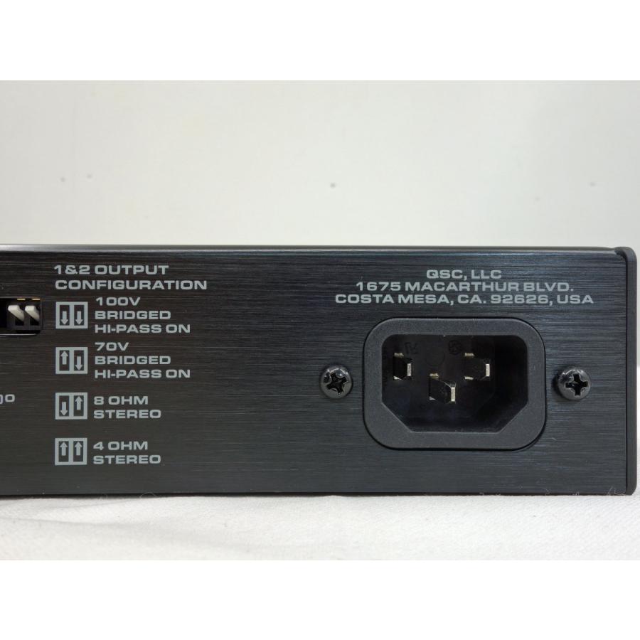 【良品】QSC USA400 真空管パワーアンプ 良品】QSC USA400 真空管パワーアンプ 良品】QSC USA400 真空管
