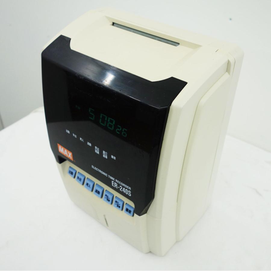マックス（MAX） 送料無料 ◇ タイムレコーダー ER-240S ホワイト