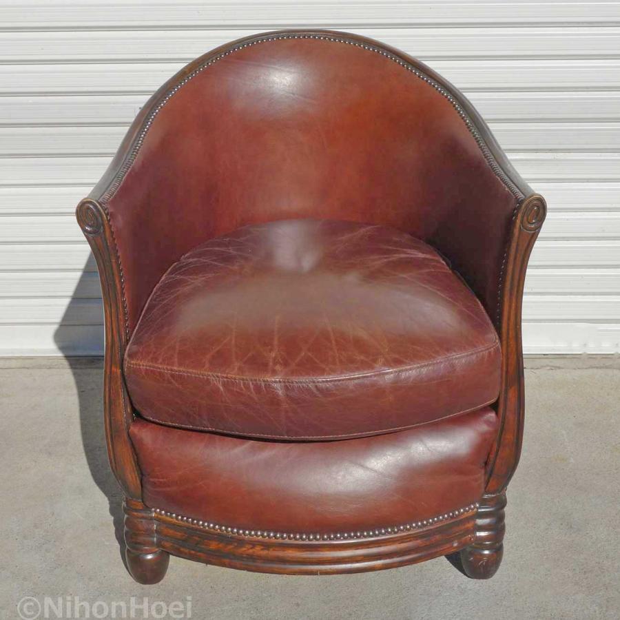 HALO ハロ 1人掛けソファ DECO TUB CHAIR 本革 HALO（ハロ） 【C】 1人掛けソファ DECO TUB CHAIR 本革 ◇ 幅645 奥行