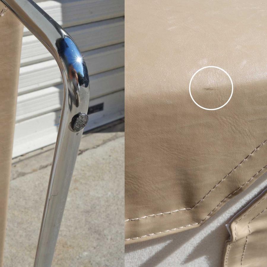 Cassina 送料無料 ◇ Cassina ixc. NESTスツール ◇ 革 幅600×奥行620