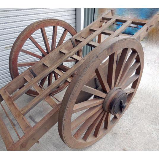 大八車　荷車　車輪　アンティーク Yahoo!オークション -「大八車 車輪」の落札相場・落札価格