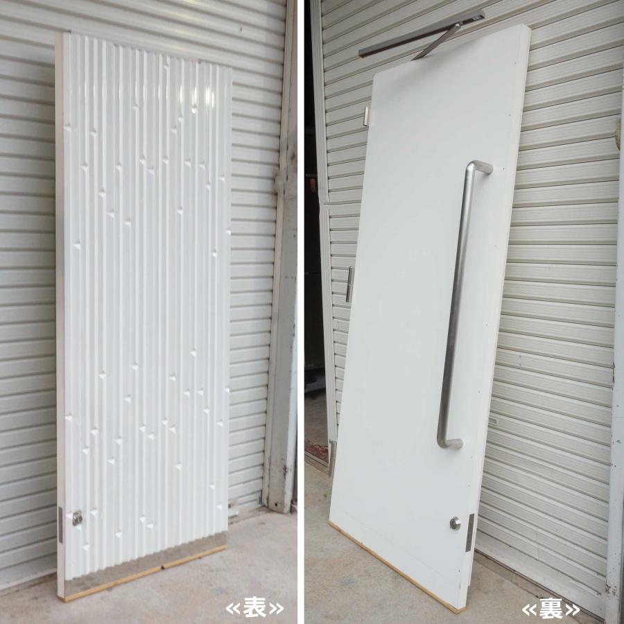 モダンデザイン 木製 ドア 白 ◇ 幅838×奥行60×高さ1970mm 店舗 モダンデザイン 木製 ドア 白 ◇ 幅838×奥行60×高さ1970mm 店舗