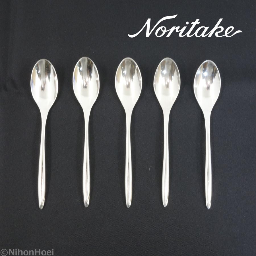 ノリタケ　カトラリーセット　スプーン＆フォークセット〈10本セット〉※外箱なし ノリタケ 送料無料 ◇ ティースプーン/140mm 5本セット ◇ 在庫77
