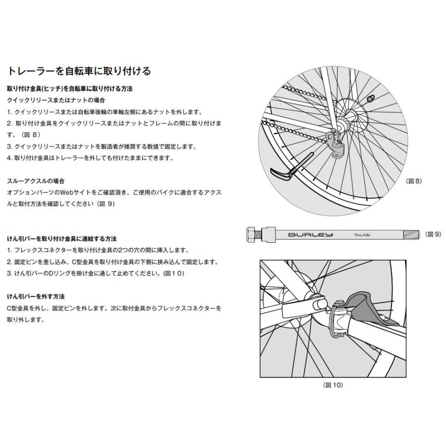 BURLEY カーゴトレーラー フラットベッド/Flatbed ◇ 最大積載45kg