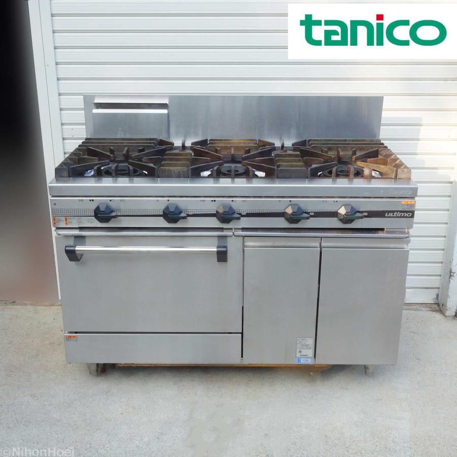 タニコー ガスレンジ 5口 都市ガス13A TSGR-1232 ◇ 幅1200×奥行600×高