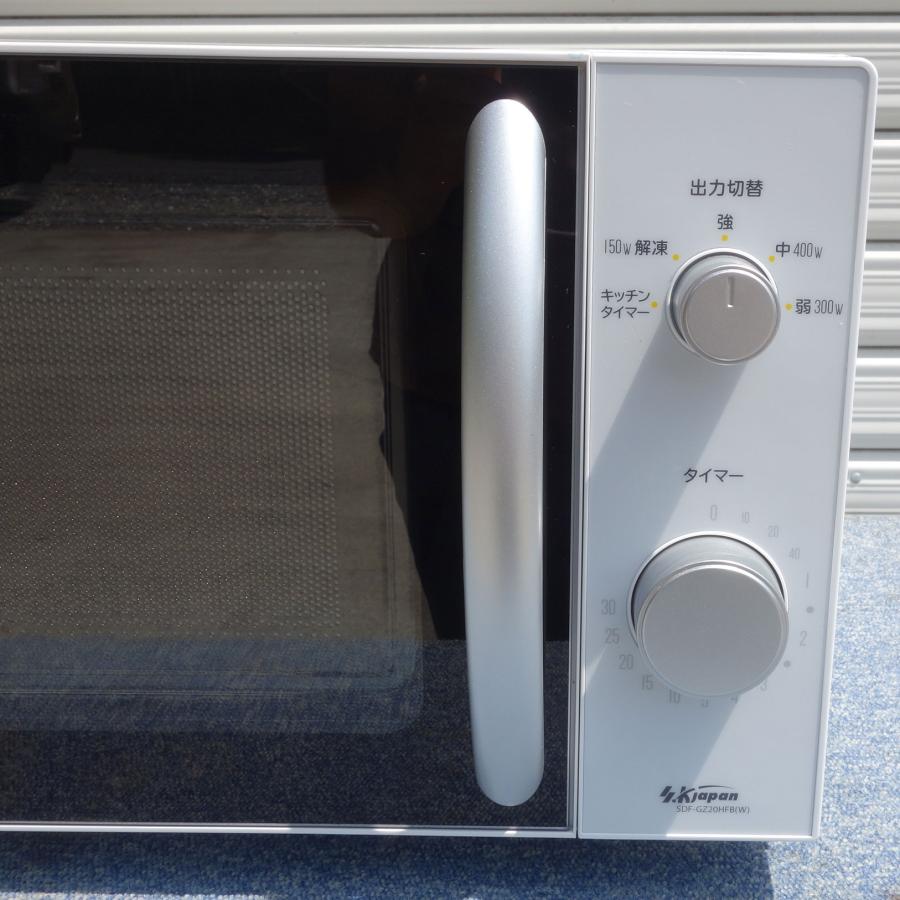 S.Kjapan 送料無料 ◇ 電子レンジ 庫内 フラット 500W 20L 解凍