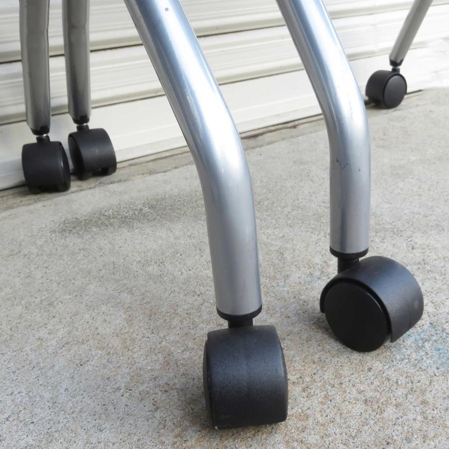 カグクロ ◇ スタッキング チェア 4脚セット 黒 ◇ 幅545×奥行575×高さ
