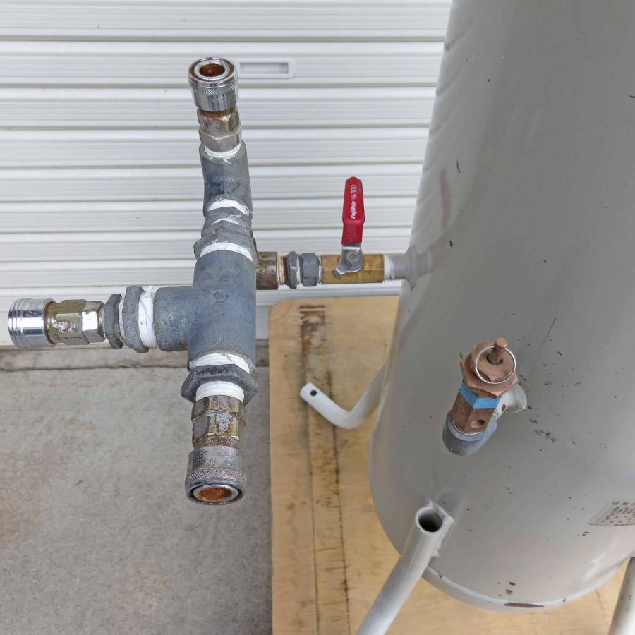 西芝電機 空気タンク ST-80L ◇ 80L 補助 タンク 最高圧力1.0MPa 低圧