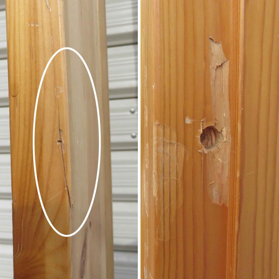 E】北欧 パイン材 木製 室内 扉 ◇ 幅725×奥行40×高さ2040mm ハンドル