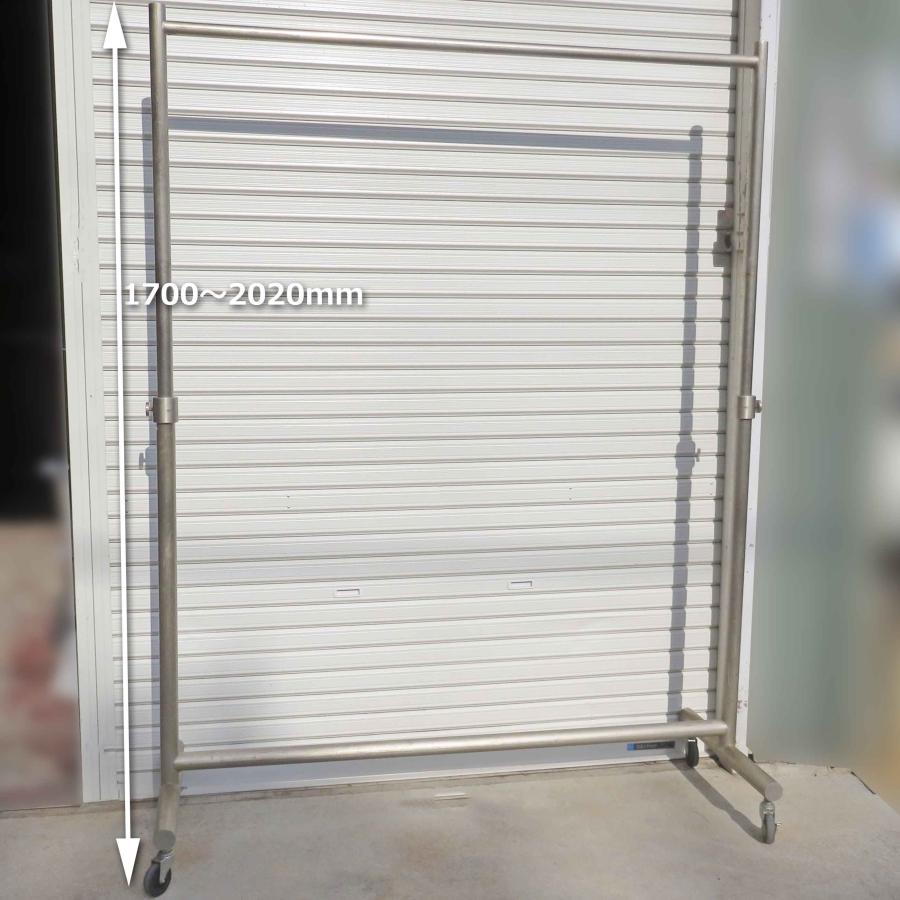 業務用 太パイプ ハンガーラック ◇ 幅1550 奥行550 高さ1700〜2000mm