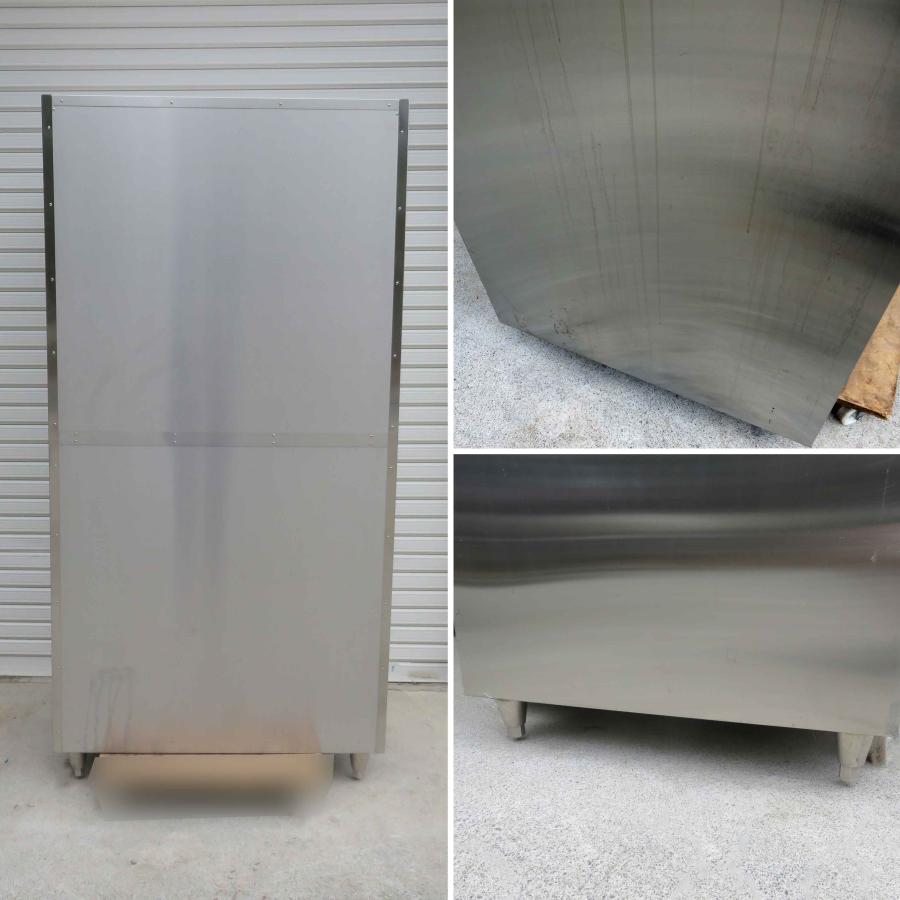 業務用 ステンレス 食器棚 ◇ 幅900×奥行750×高さ1800mm スライド扉