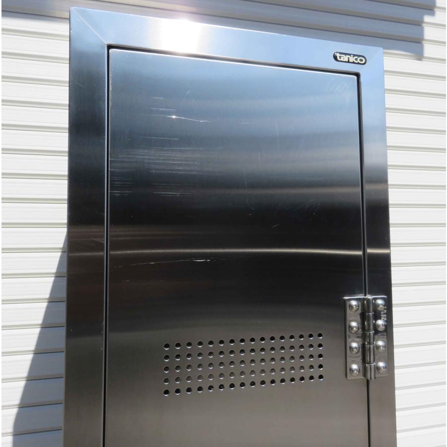 タニコー ステンレス 掃除用具入れ ◇ 幅400×奥行760×高さ1740mm 掃除