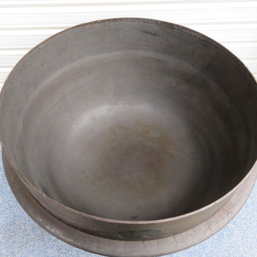 送料無料 ◇ 中澤利幸商店 謹製 特選 鋳鉄 羽釜 内径直径510mm×高さ