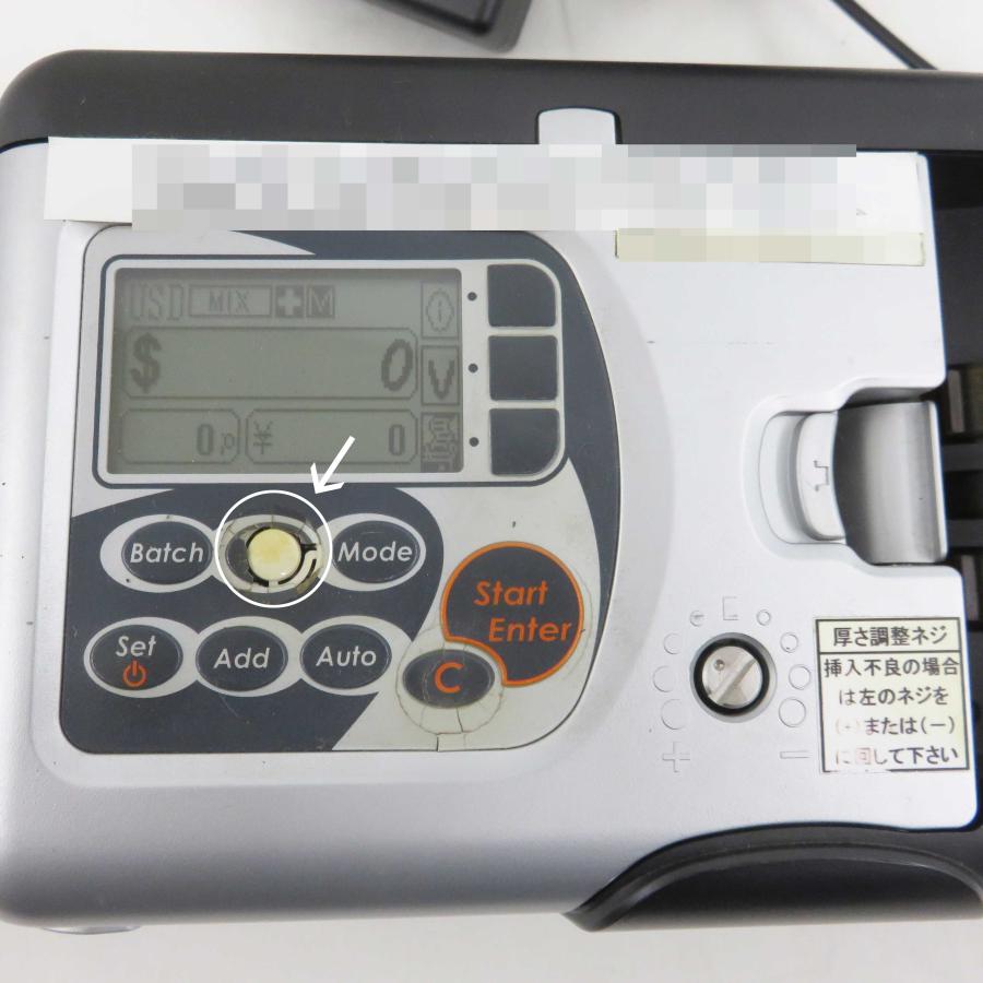 送料無料 ◇ 日本CDR 小型 紙幣鑑定機 NC1300 米ドル ユーロ 人民元 12