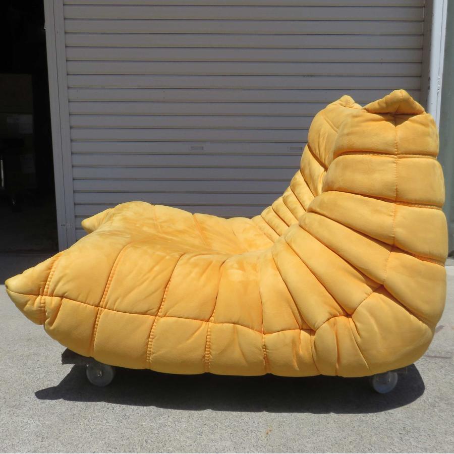 ligne roset（リーン・ロゼ） トーゴ ◇ 1掛け ソファ イエロー 幅850