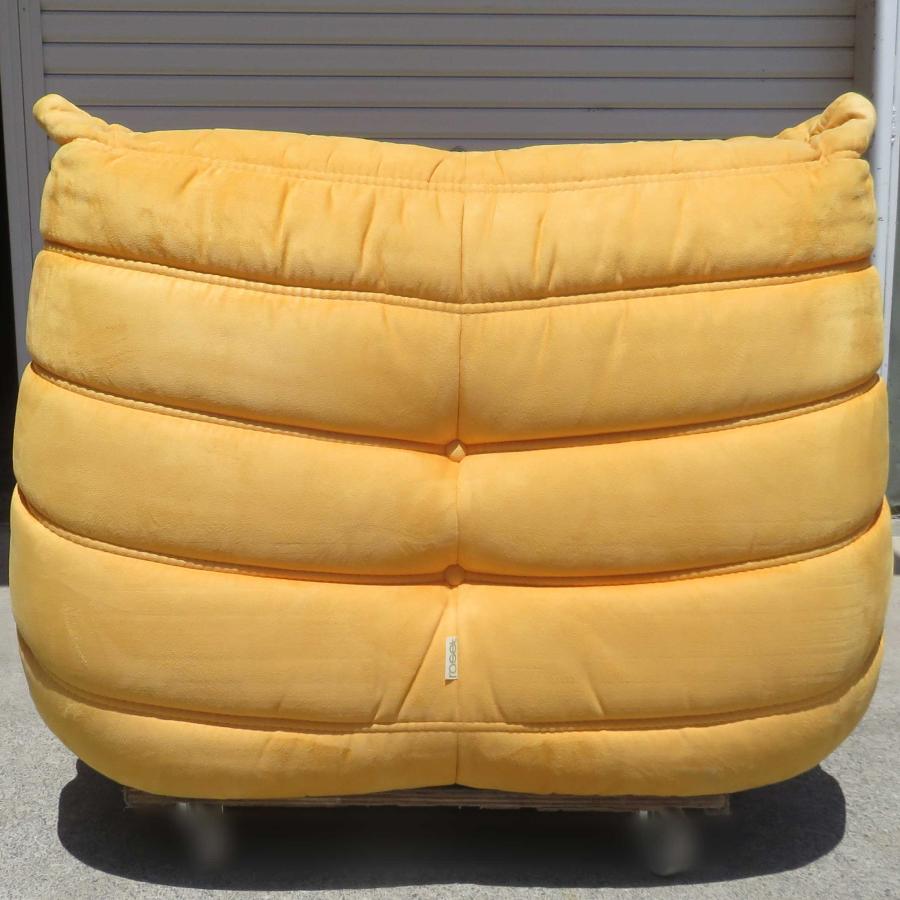 ligne roset（リーン・ロゼ） トーゴ ◇ 1掛け ソファ イエロー 幅850