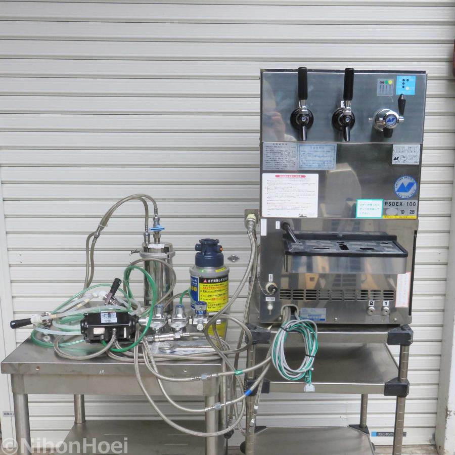 現状 ニットク 業務用 ビールディスペンサー 3口 100L ◇ PSDEX-100