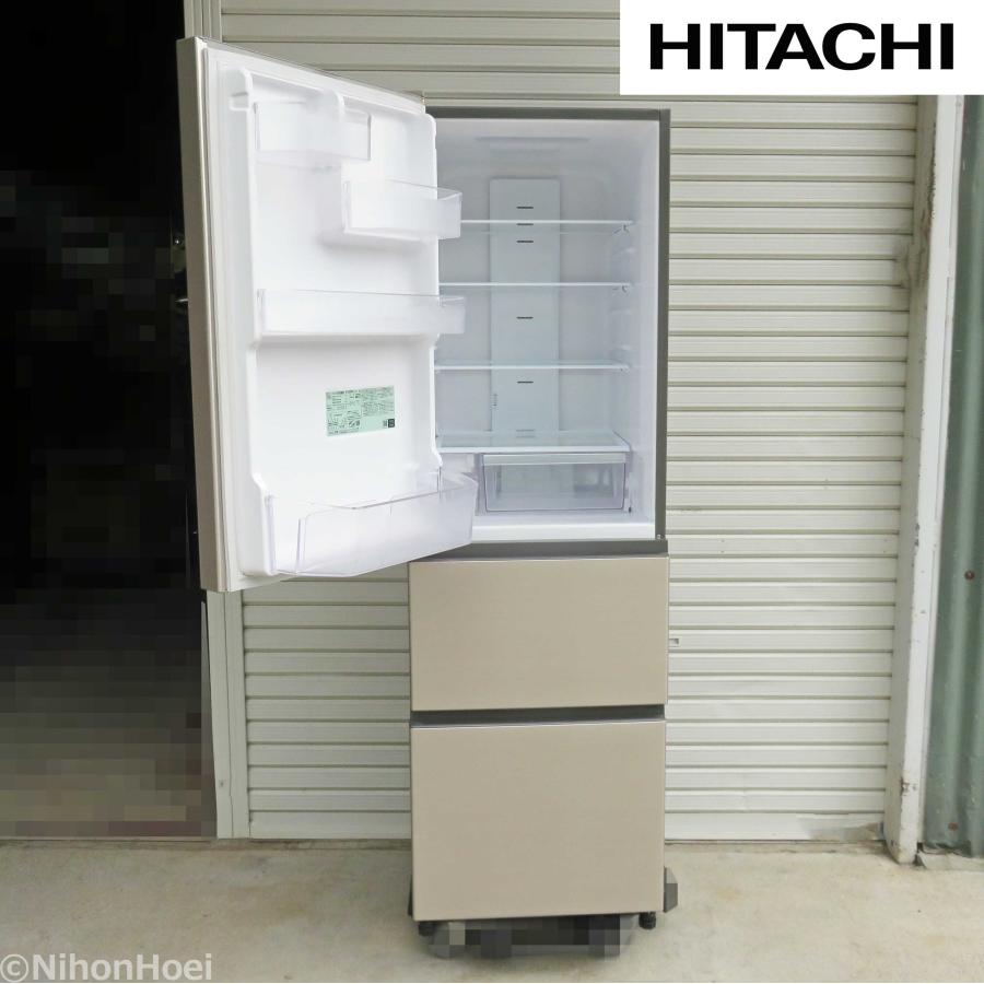 日立（HITACHI） 3ドア冷蔵庫 315L 540mm 左開き ◇ R-V32RVL 2022年製